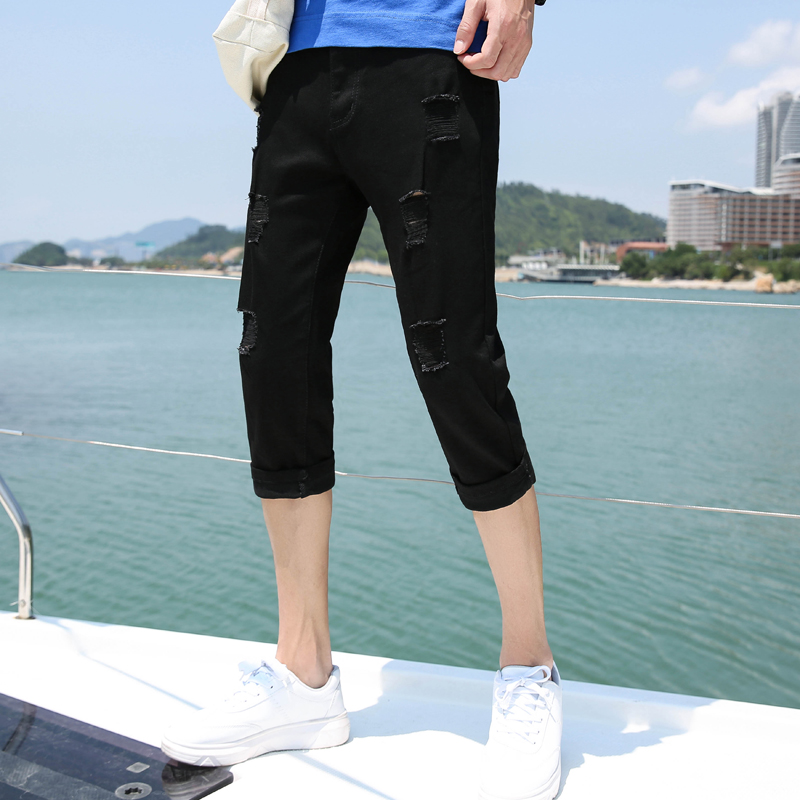 Title 4, Seven Points Jeans Herren Koreanischer Stil Tre...