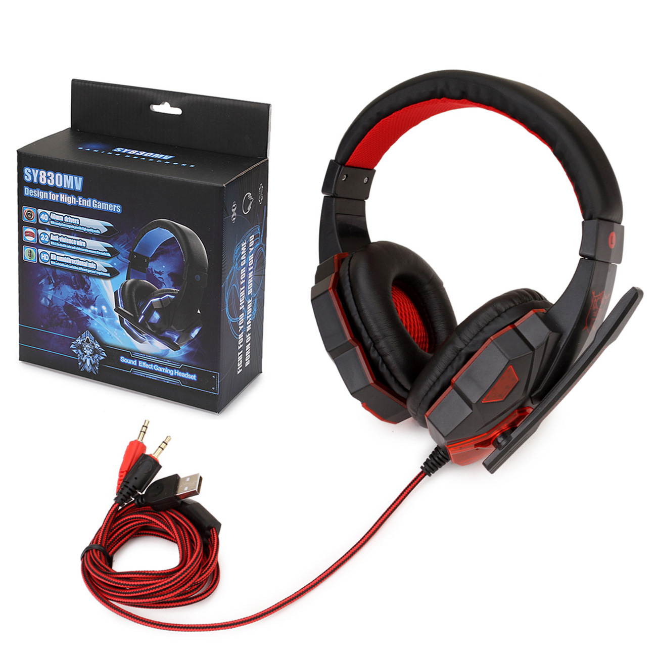 Computer PS4 Gaming Light-up Headset - Image 6