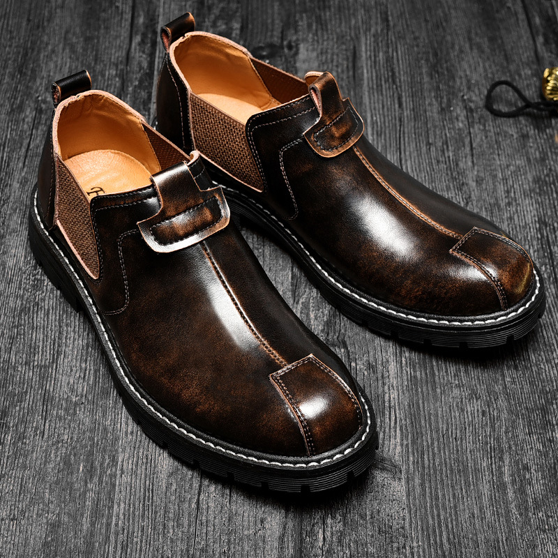 Martin Boots Men's Shoes British Style Tooling Boots