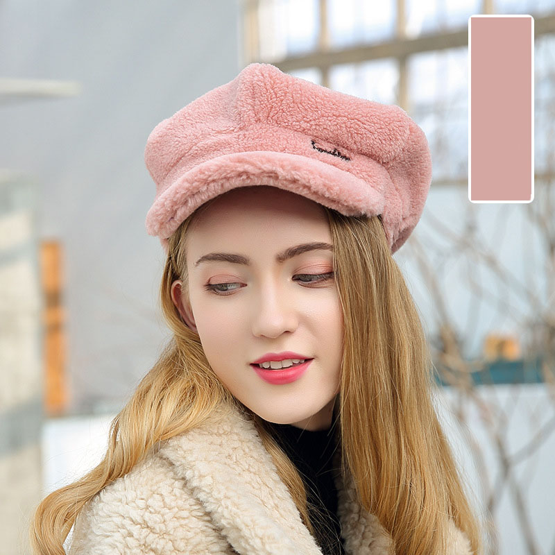 Women's Winter Sheep Shearing Thickened Warm Cap