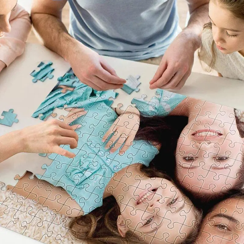 Wooden Photo Custom Jigsaw Puzzle DIY Personalized Gifts