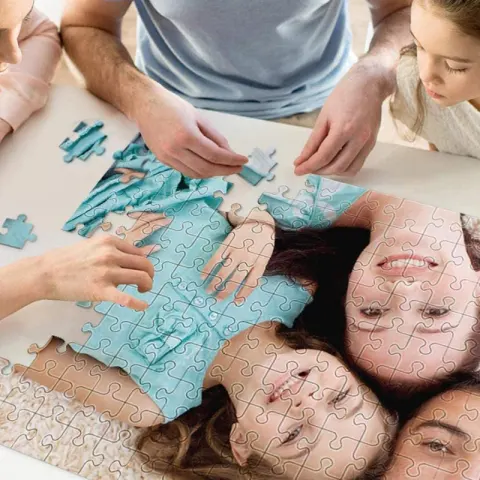 Wooden Photo Custom Jigsaw Puzzle DIY Personalized Gifts