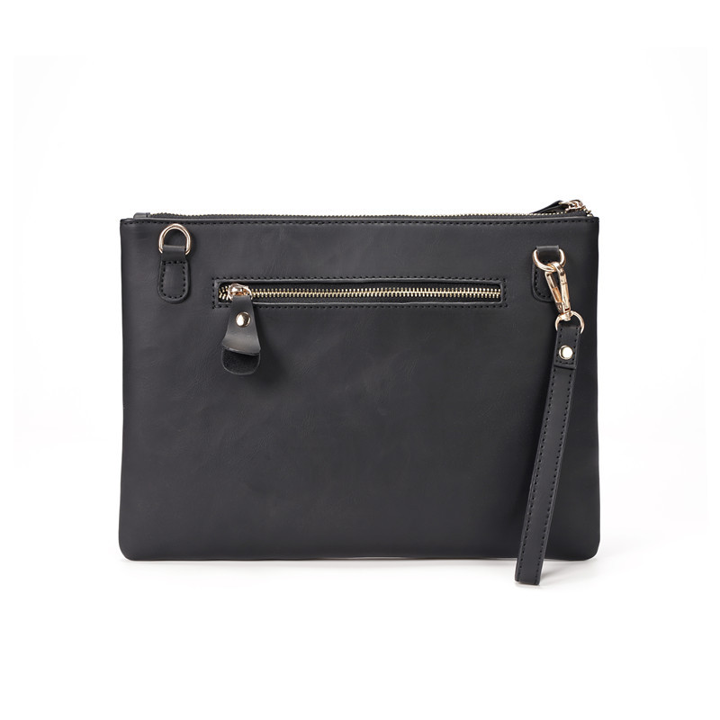 Ghost Head Clutch Men's Fashion Leather Clutch