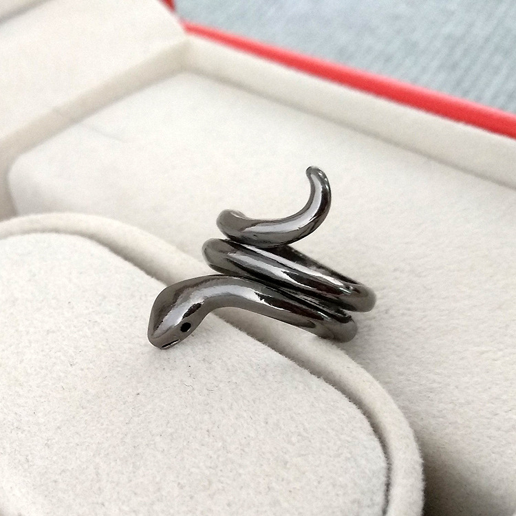 Adjustable Size Personality Zodiac Snake Ring