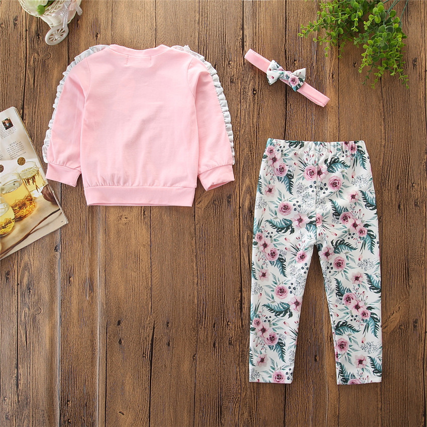 Girls' Suit Casual Long-sleeved Three-piece Suit