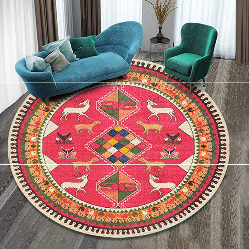 Living Room Bedroom Coffee Table Carpet Floor Mat Hanging Basket Mat