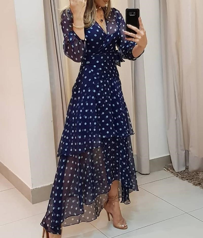 Polka Dot Print Dress, picture 2 of 5