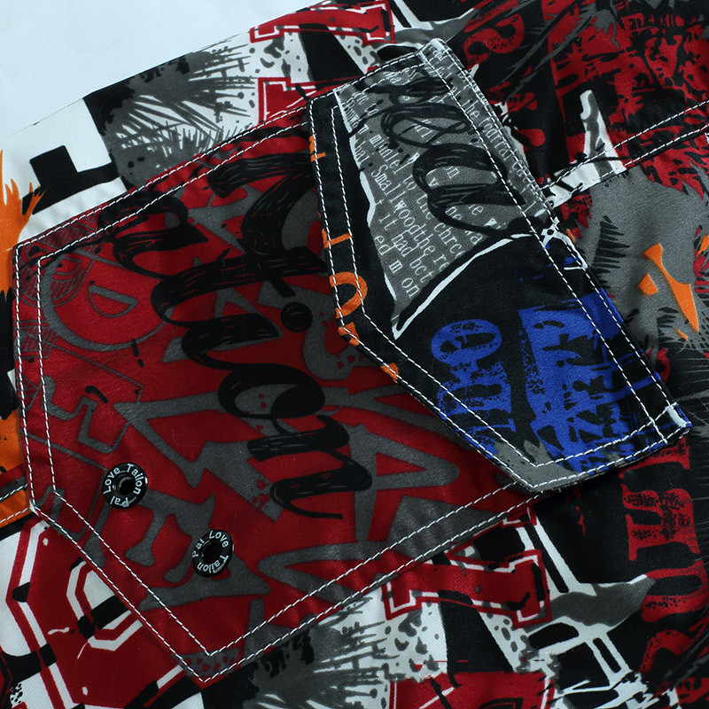 Printed Fashion Quick-drying Shorts Beach Pants