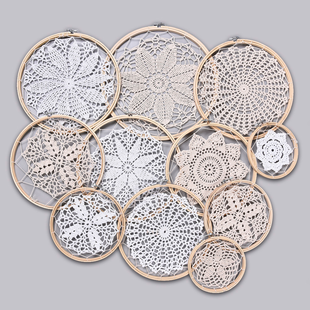Cotton Tassel Wall Hanging Set, picture 3 of 5