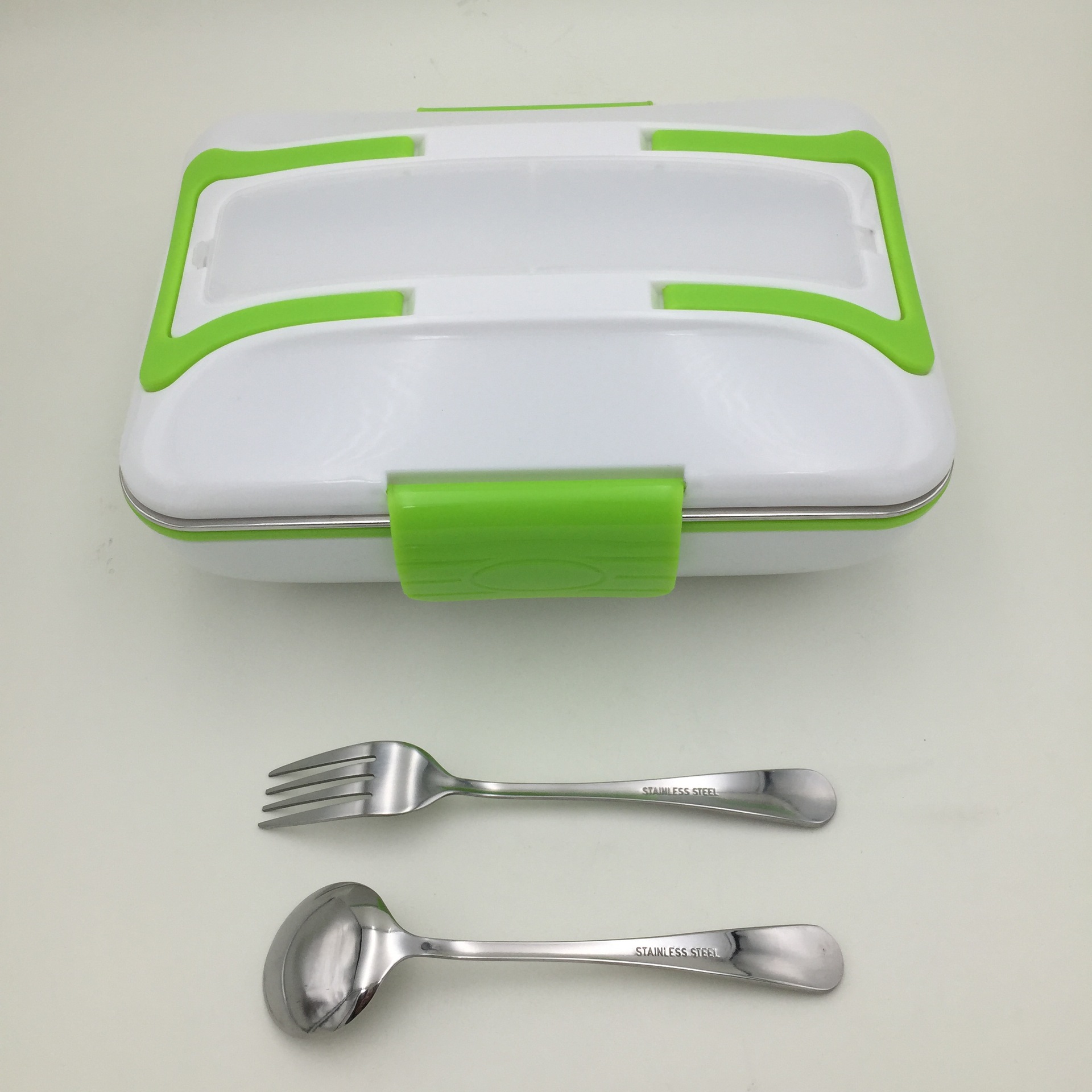 Stainless Steel With Spoon, Chopsticks, Knife And Fork Electric Heat Preservation Lunch Box