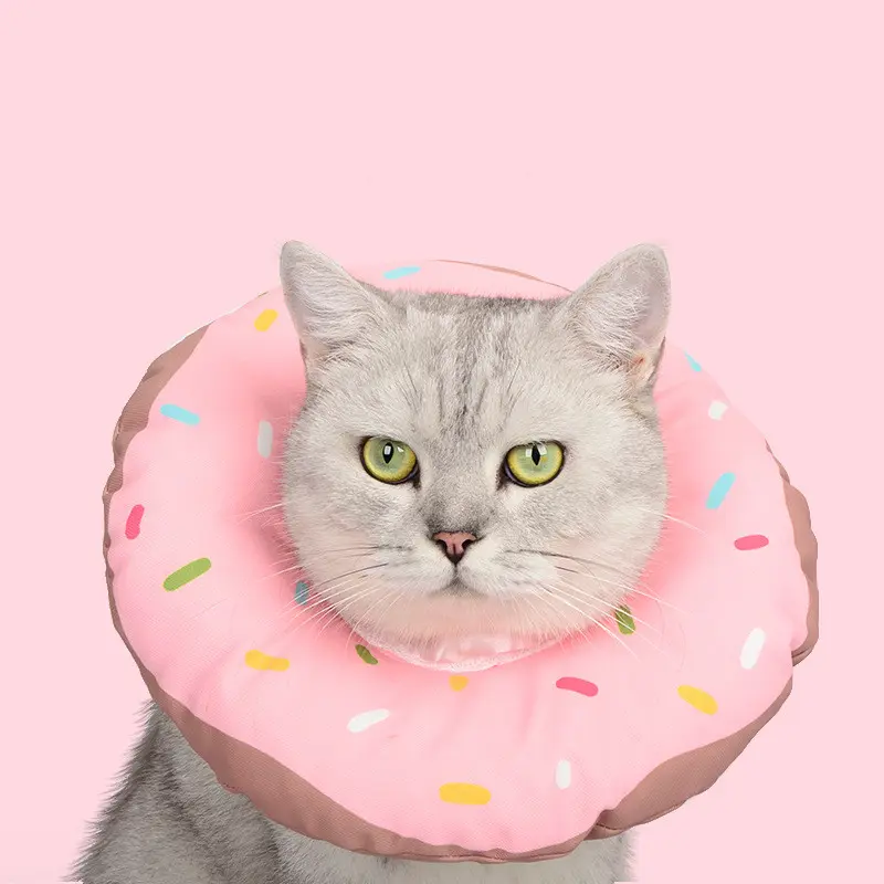 Cat Headgear Anti-lick and Bite Waterproof Soft Cloth Elizabethan