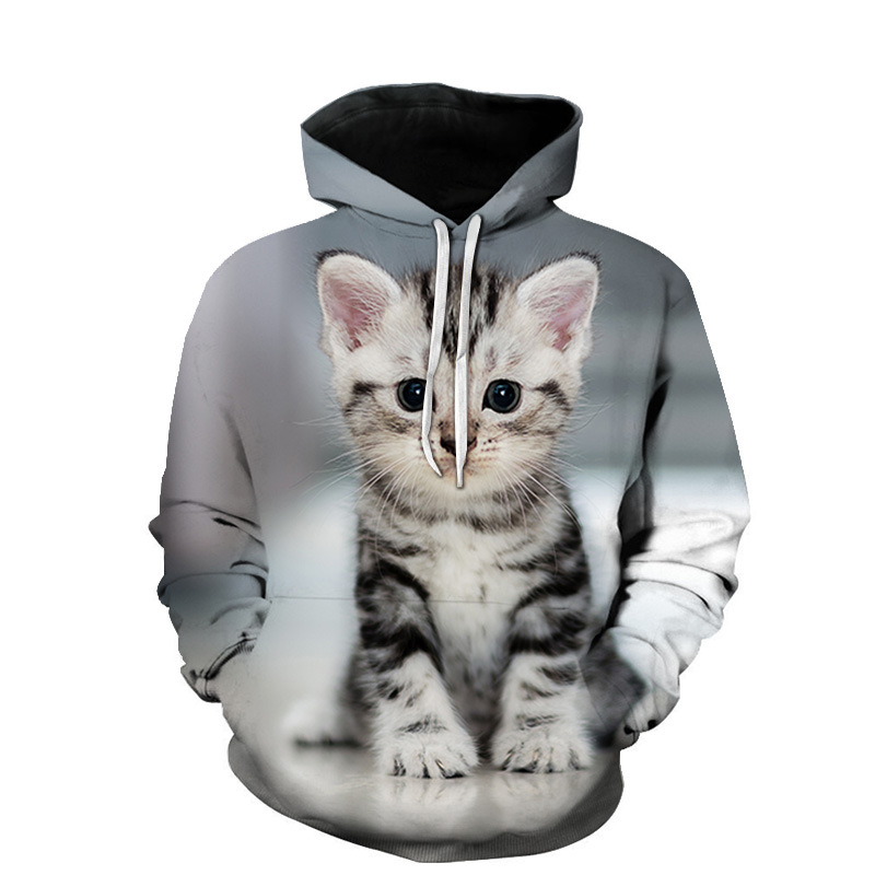 Title 3, Digital Print Casual Couple Sports Hoodie