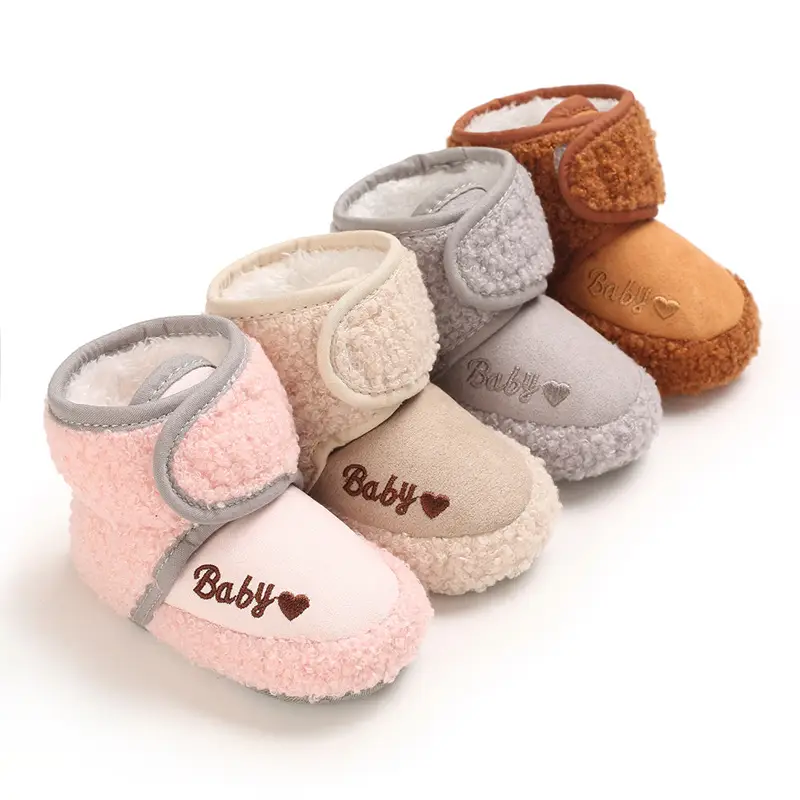 Soft Sole And Velvet To Keep Warm Baby Toddler Shoes