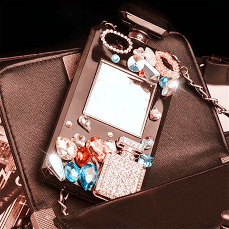 Compatible with Apple , Perfume Bottle Diamond Phone Case - Image 2