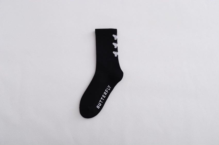 Title 4, Explosive Style Socks Ladies Mid-Tube Butterfly...