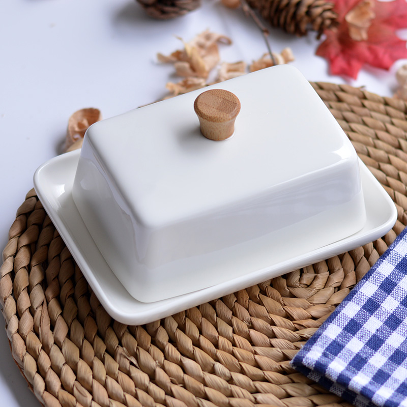 Title 5, Butter Dish With Lid Butter Dish Wooden Vertex ...