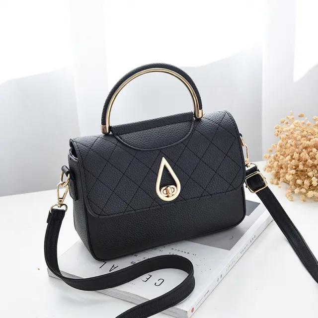 Korean Style Shoulder Bag All Match Messenger Bag Black - Shop at LoveMi
