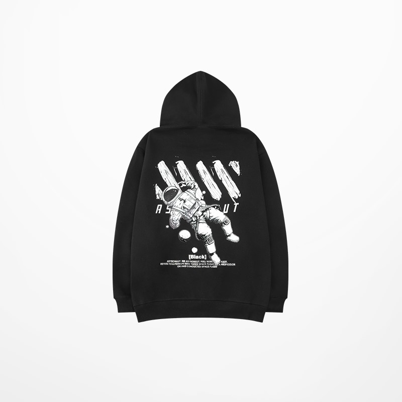 Korean Hip-Hop Plus Velvet Padded Hoodie