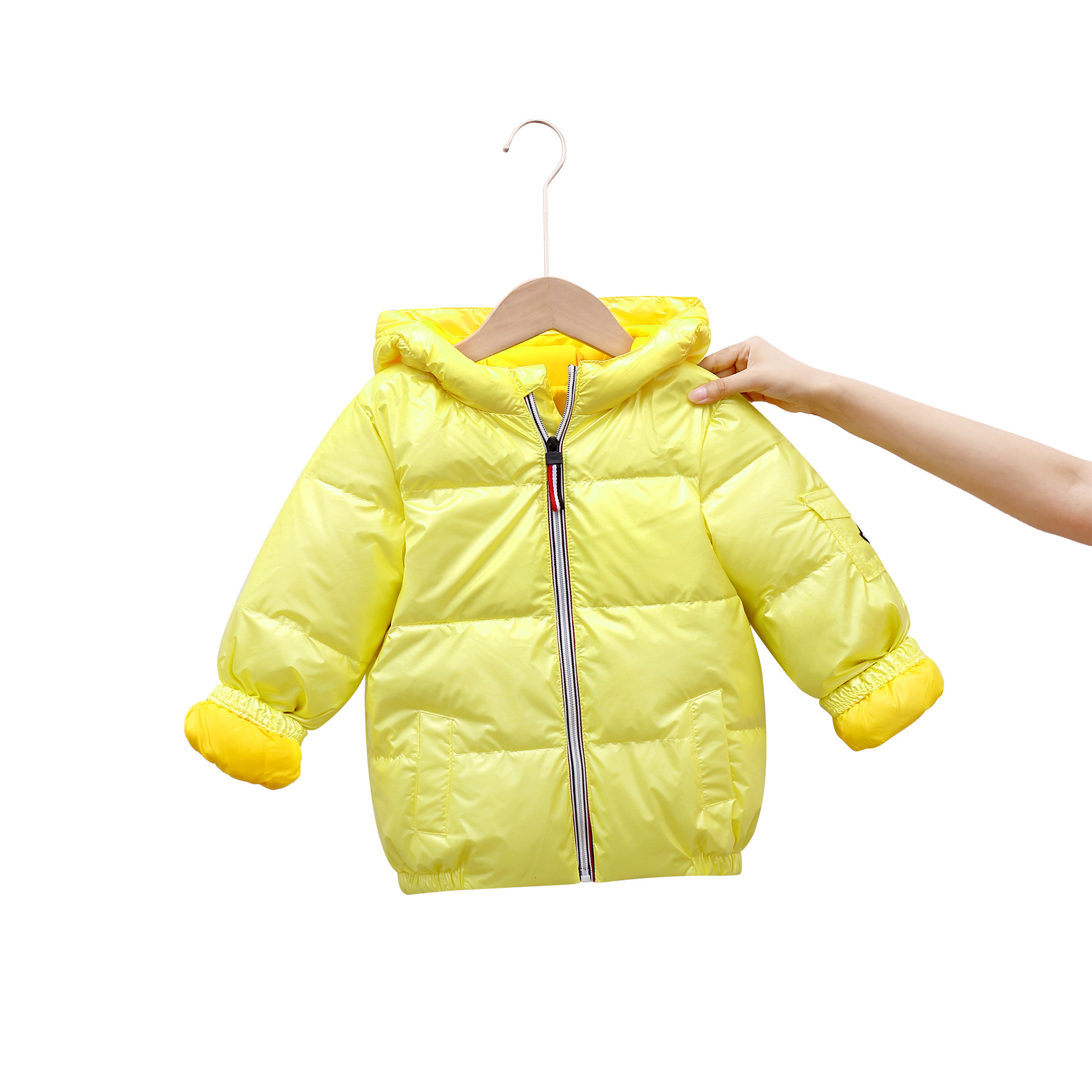 Children's Space Glossy Padded Down Jacket thumbnail 9