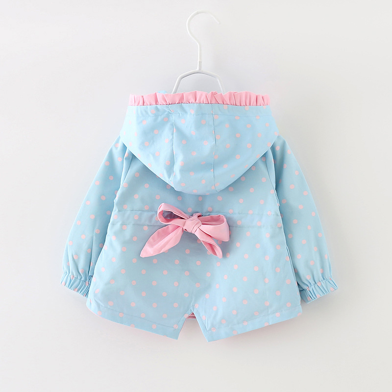 New Windbreaker Baby Girl's Jacket For Infants And Children Aged 1-2-3-4