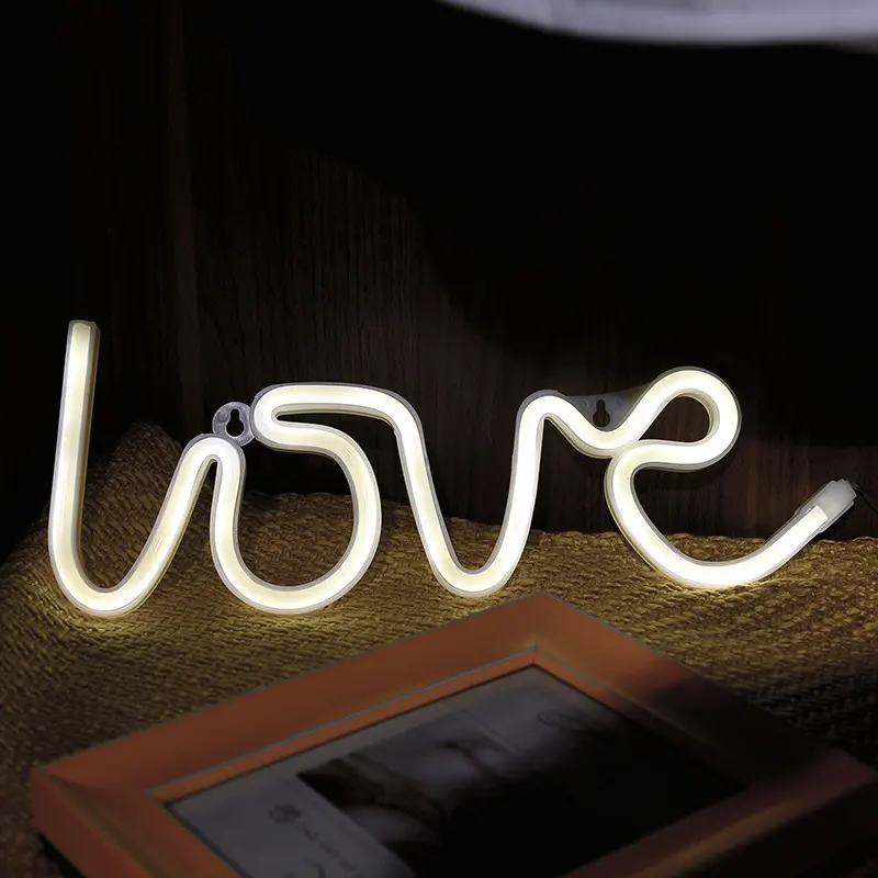Led Neon Sign Light SMD2835 Indoor Night Love Pink