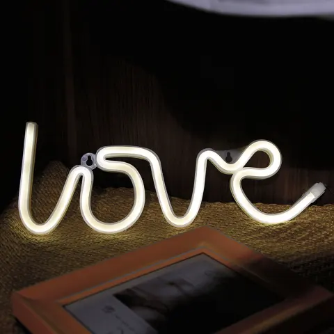 Led Neon Sign Light SMD2835 Indoor Night Love Pink
