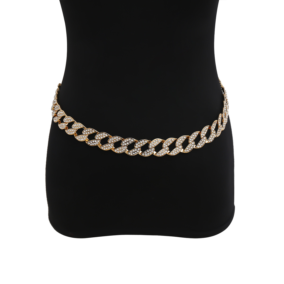 Title 6, Generous Geometry Zircon Body Chain Waist Chain