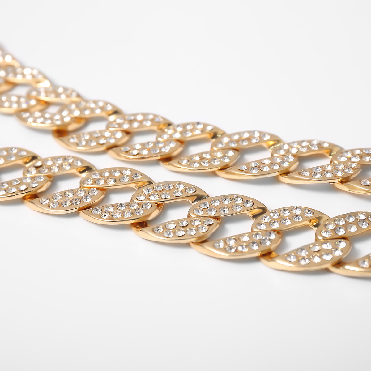 Generous Geometry Zircon Body Chain Waist Chain