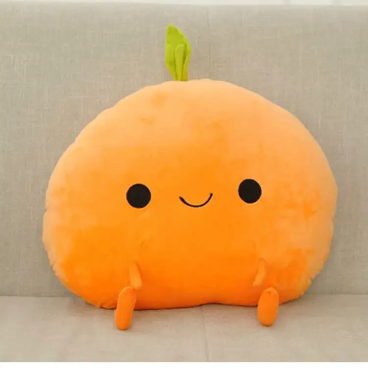 Orange Pear Peach Cushion Plush Toy