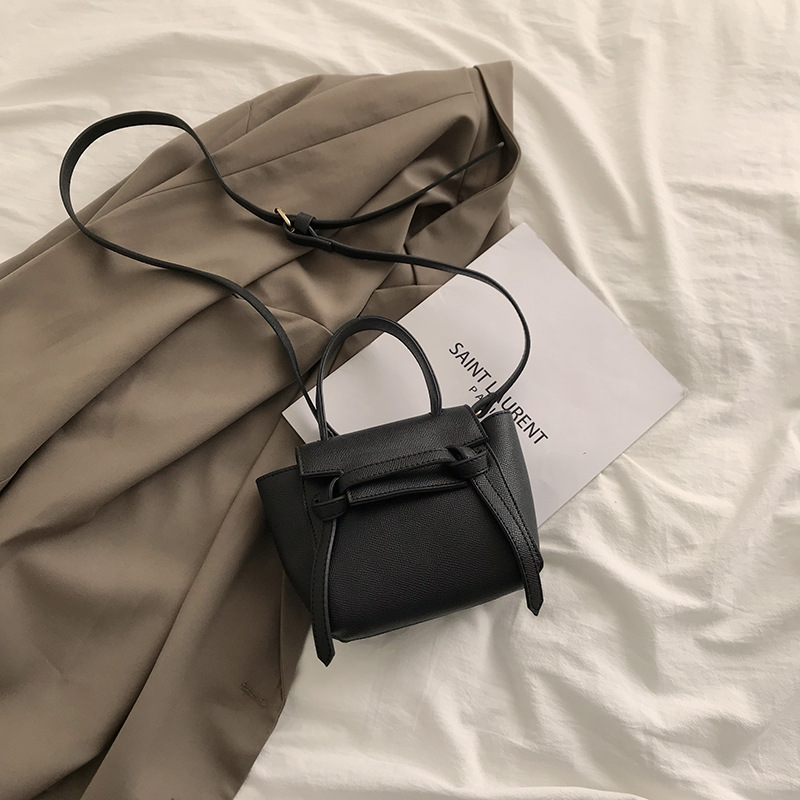 New Style Handbag Retro Simple Wings Bag Shoulder Messenger Bag Black - Shop at LoveMi