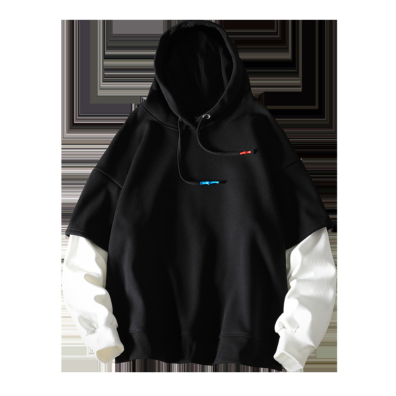 Men's Casual Loose Hooded Sweater Jacket