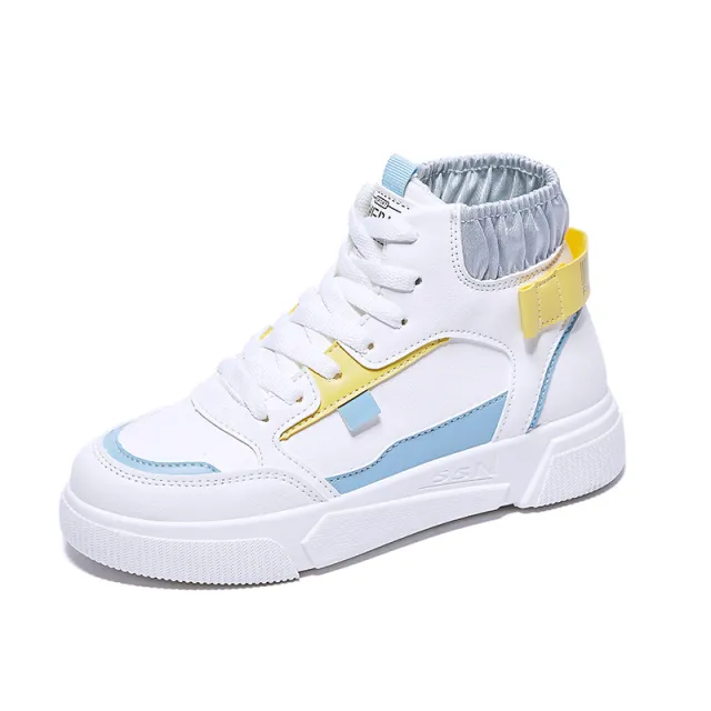 Women's Spring Platform High top Sneakers White - Shop at LoveMi
