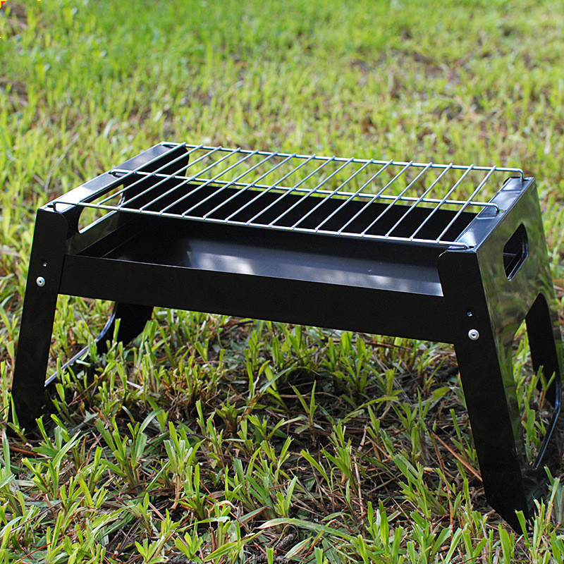 Title 5, Opvouwbare outdoor barbecue grill met ijzeren r...