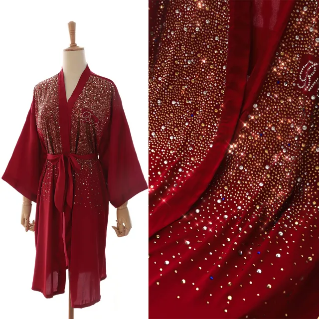Hot Diamond Wedding Gown Pajamas Wine - Shop at LoveMi