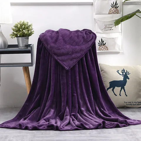 Summer Thin Nap Blanket Quilt Dark Purple - Shop at LoveMi