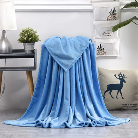 Summer Thin Nap Blanket Quilt Sky Blue - Shop at LoveMi