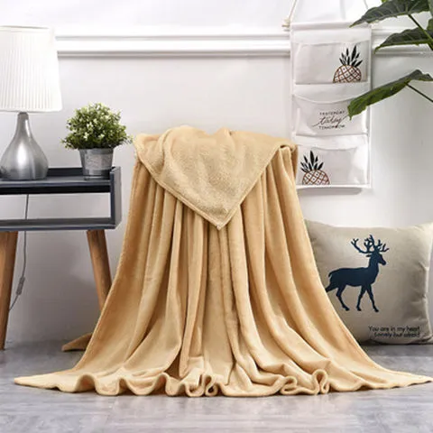 Summer Thin Nap Blanket Quilt Camel - Shop at LoveMi