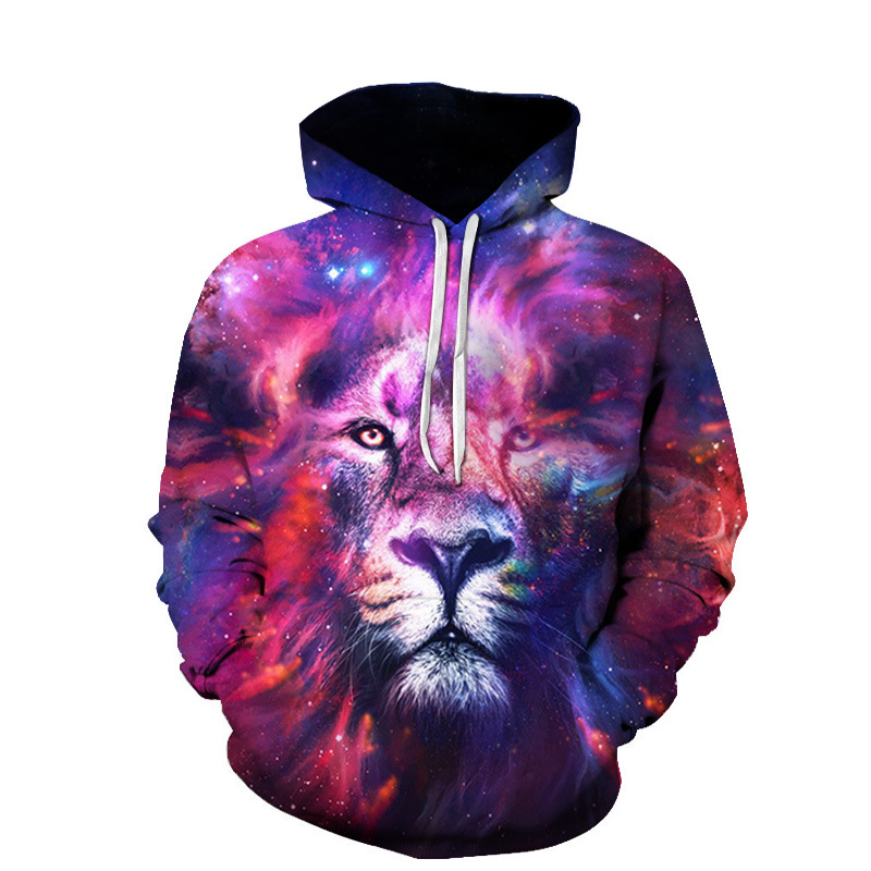 Title 3, Digital Print Hoodie Long Sleeve Couple Sweatshirt