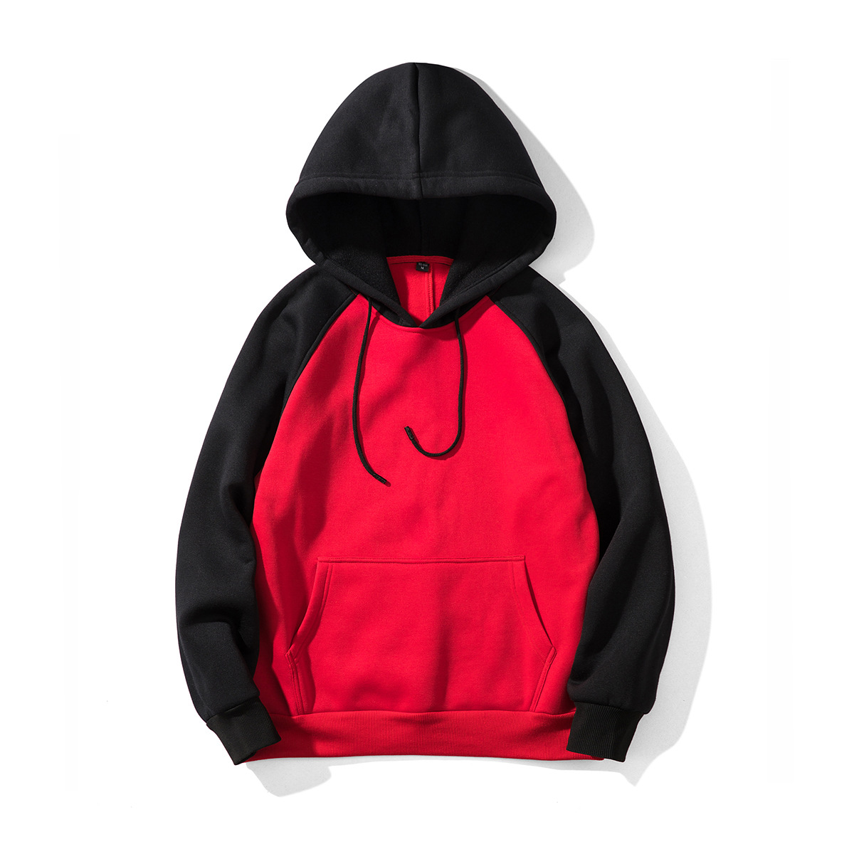 Title 4, Hoodie Solid Color Stitching Contrast Color Hood