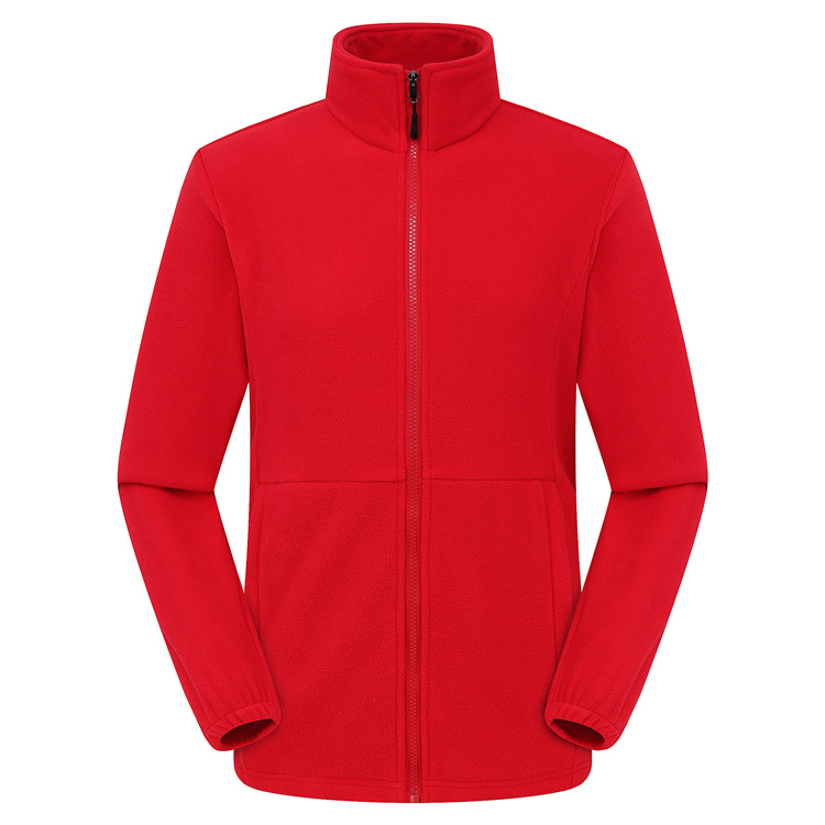 Outdoor Fleece Men's And Women's Polar Fleece Winter Breathable Cardigan Jacket