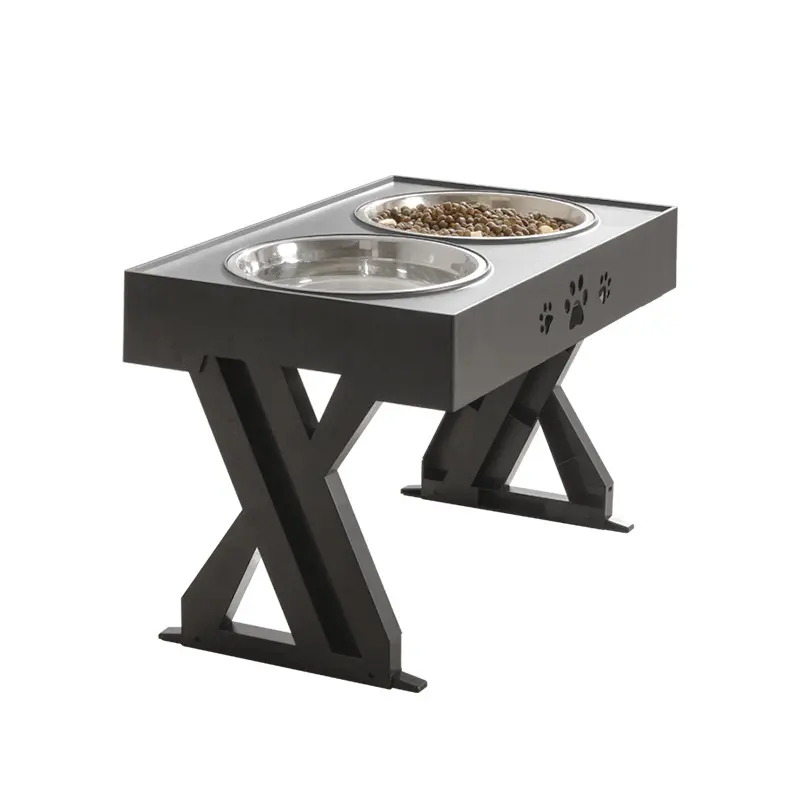 Stainless Steel Abs Adjustable Dog Bowl Pet Food