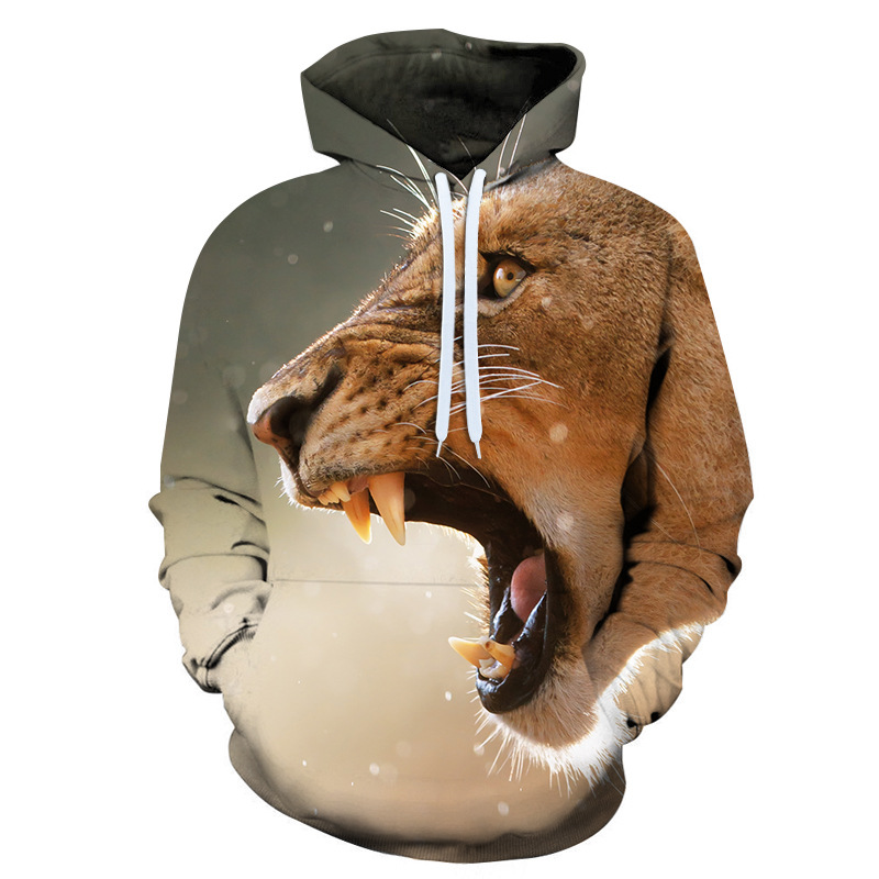 Title 2, Der König der Löwen 3D-Digitaldruck-Sweatshirt