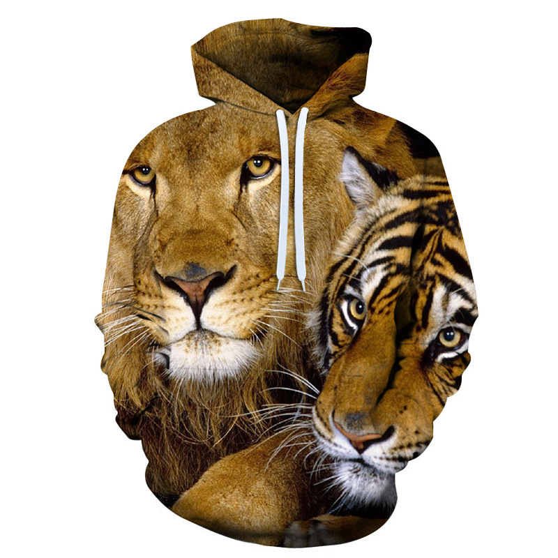 Title 4, Der König der Löwen 3D-Digitaldruck-Sweatshirt