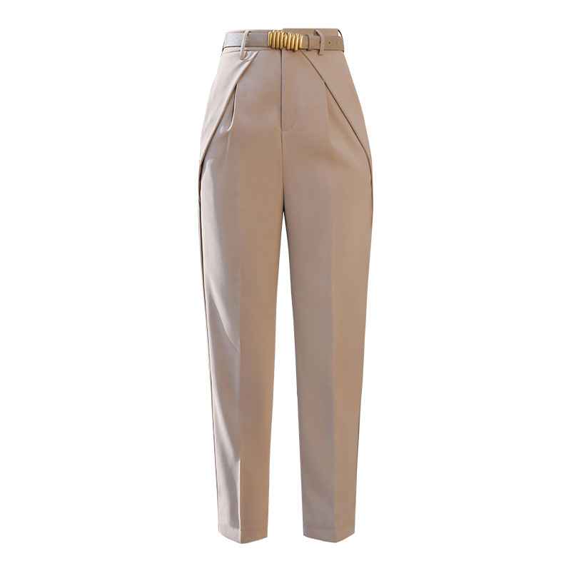 Women's Straight Loose All-match Woolen Suit Pants