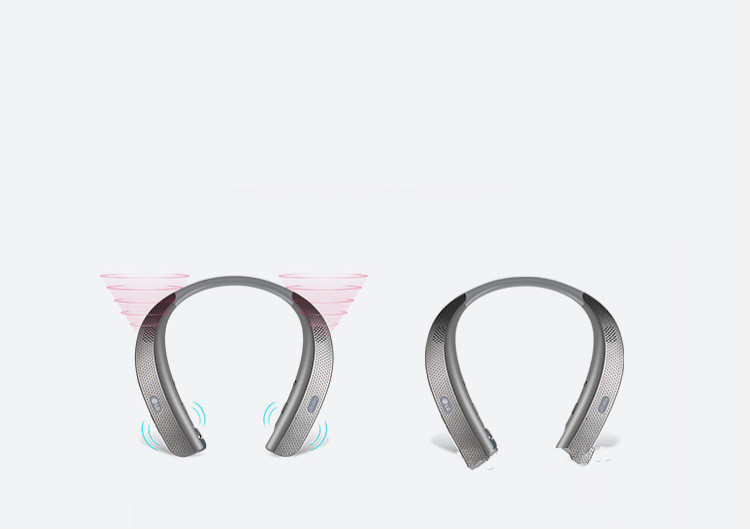 Mini Wireless Bluetooth Headset Neck Mounted Sports Bluetooth Loudspeaker Stereo Call - Image 2