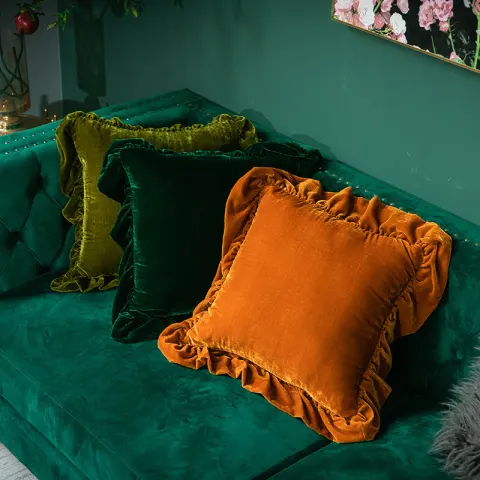 Cushion Lace Throw Pillow Solid Color Sofa Waist Bed