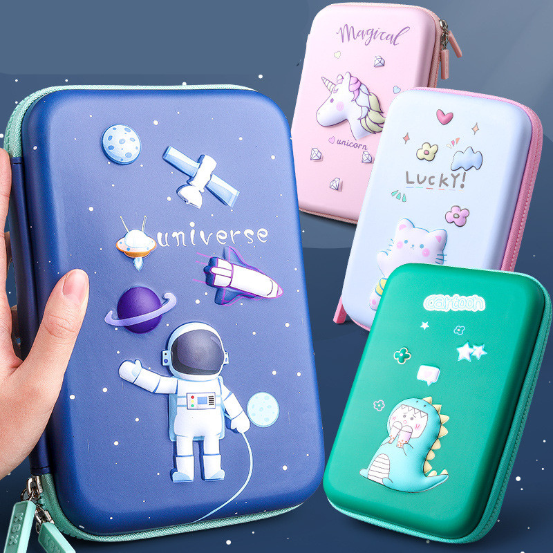 Children's Multifunctional Korean Cute Pencil Case For Toddlers And Girls Large Capacity