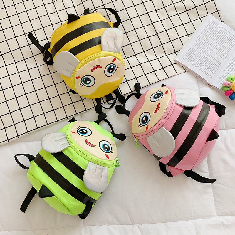 Title 6, New Style Backpack Cute Bee Backpack Boys And G...