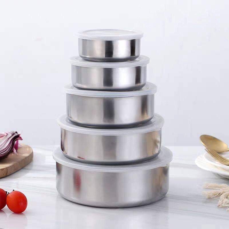 Title 3, Stainless Steel Ice Bowl Color Korean Bento Box