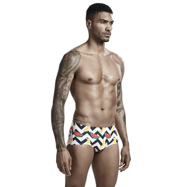 Low Waist Men's Boxer Swimming Shorts White - Shop at LoveMi